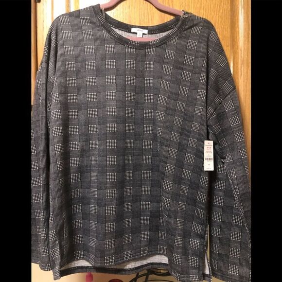 Tartan long sleeve top - Picture 1 of 5